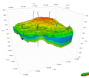 3D visualization of subsurface reservoirs